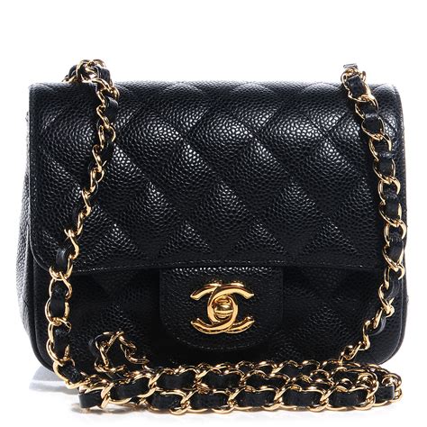 chanel small flap bag caviar leather